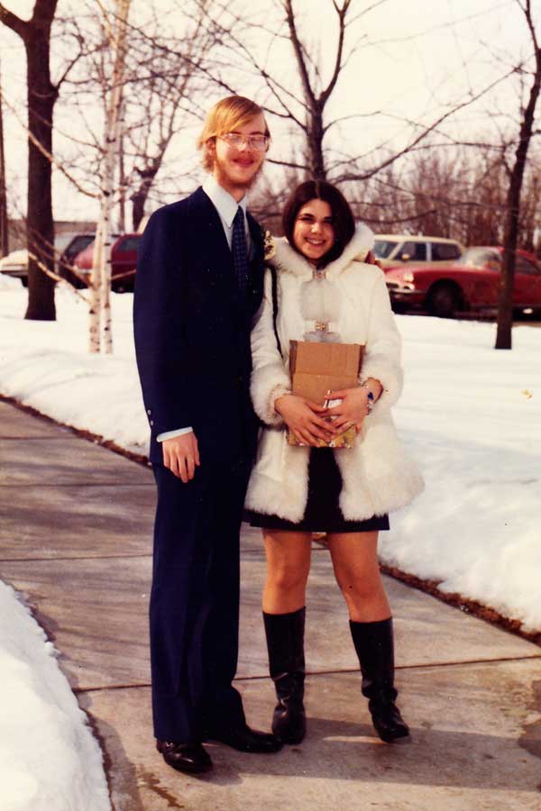 Peter Nordberg with Sharon Edgar